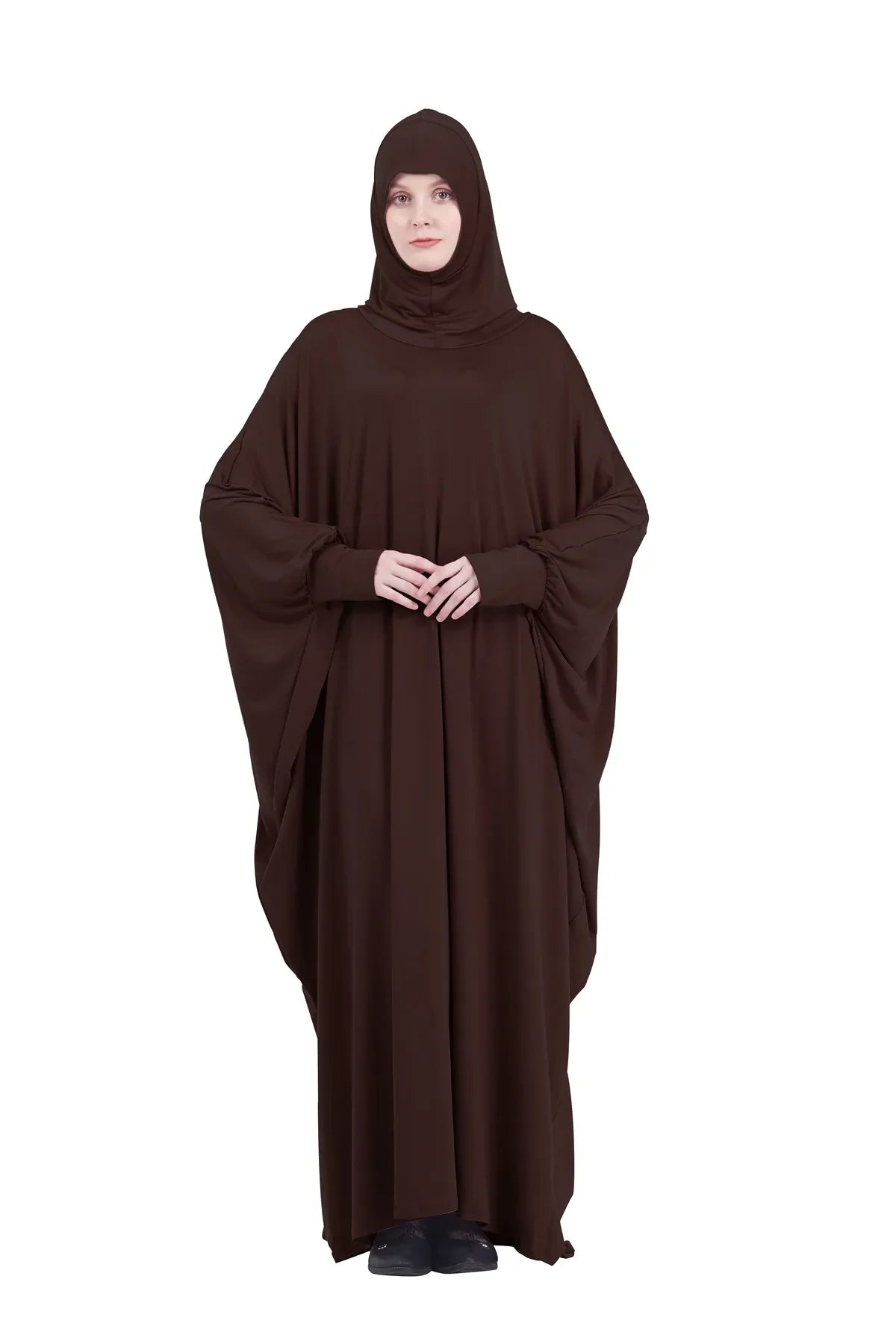 Formal Muslim Prayer Garment long khimar Dress Women Hooded Islamic Clothing Dubai Turkey Namaz Jurken Abaya Hijab djellaba robe