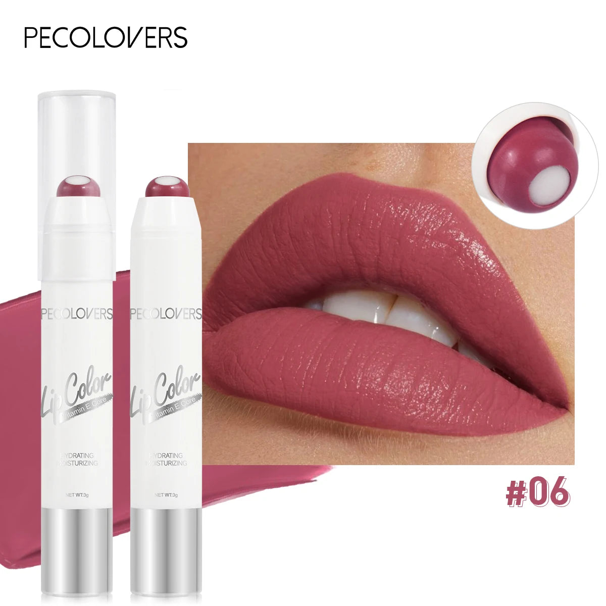 Moisturizing and Nourishing Lipstick,  Moisturizing and Nourishing, Easy To Color, Lip Glaze, Rotating Lipstick Pen, Lip Gloss