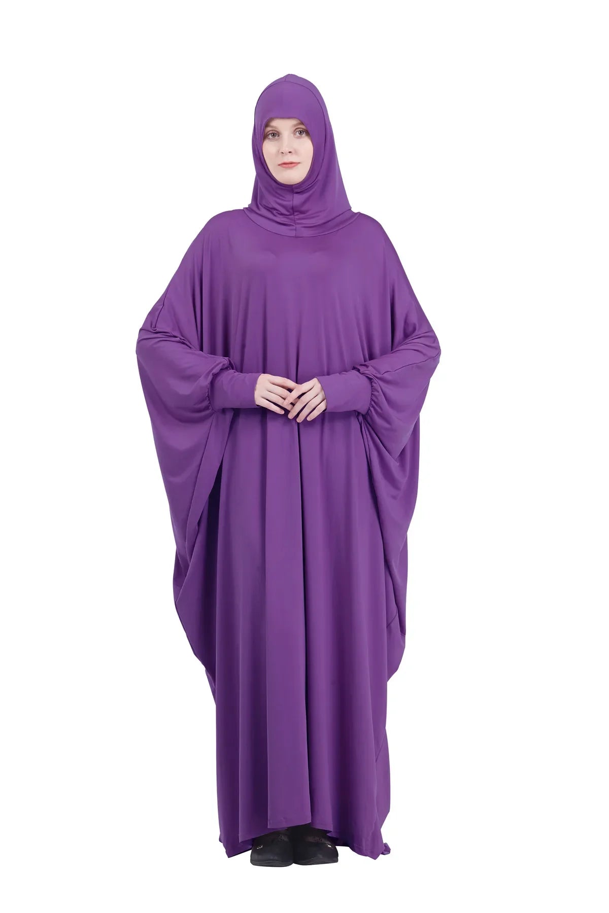 Formal Muslim Prayer Garment long khimar Dress Women Hooded Islamic Clothing Dubai Turkey Namaz Jurken Abaya Hijab djellaba robe