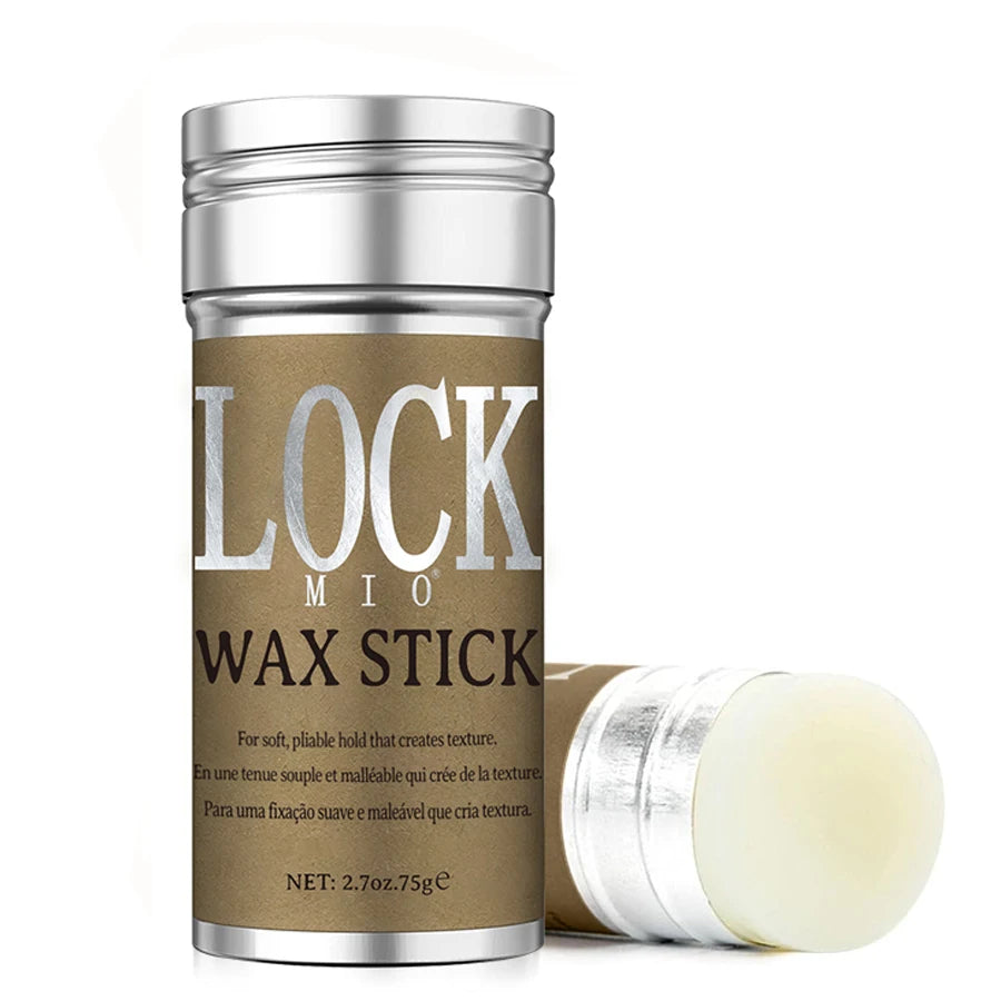 LOCKMIO Hair Wax Stick for Women and Kids Long Lasting Hold Pomade Control Broken Frizz Flyaway Styling Wax for Natural Wigs