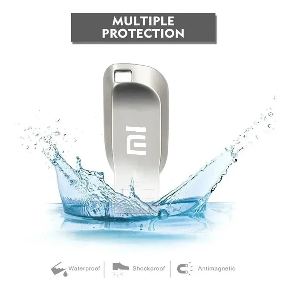Xiaomi 2TB Metal Memory Stick USB 3.2 Flash Drive High Speed Transfer Waterproof 1TB 512GB 128GB Portable Memoria USB Flash Disk