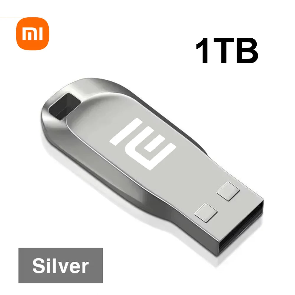 Xiaomi 2TB Metal Memory Stick USB 3.2 Flash Drive High Speed Transfer Waterproof 1TB 512GB 128GB Portable Memoria USB Flash Disk