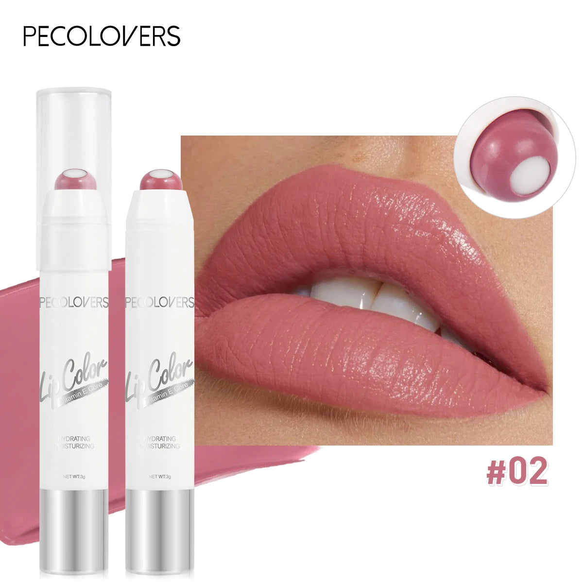 Moisturizing and Nourishing Lipstick,  Moisturizing and Nourishing, Easy To Color, Lip Glaze, Rotating Lipstick Pen, Lip Gloss