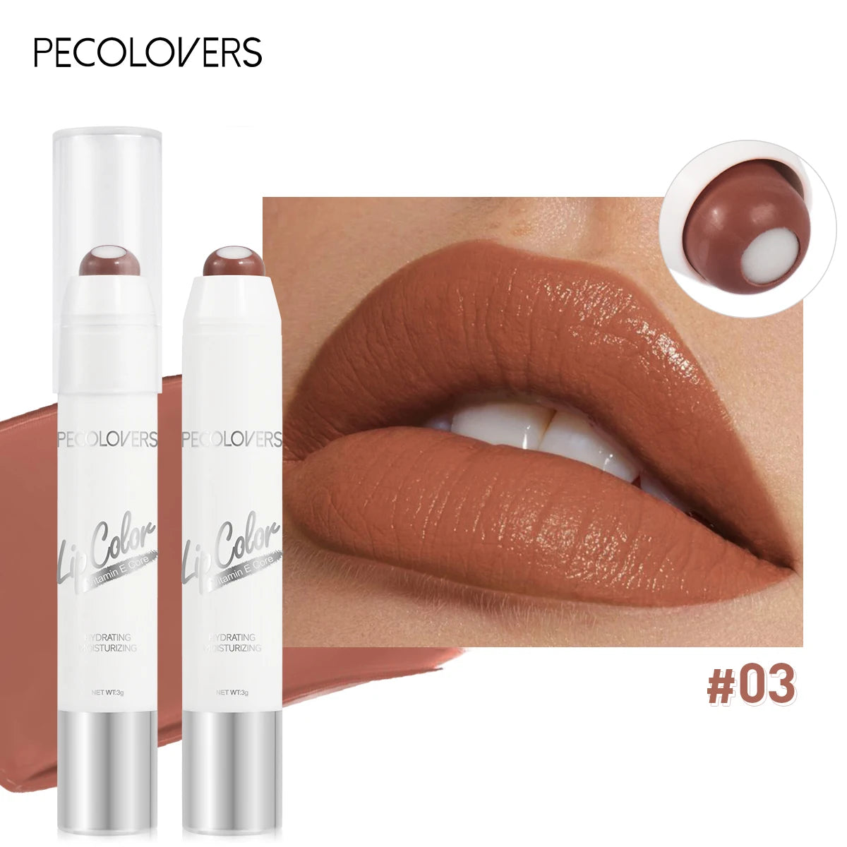 Moisturizing and Nourishing Lipstick,  Moisturizing and Nourishing, Easy To Color, Lip Glaze, Rotating Lipstick Pen, Lip Gloss