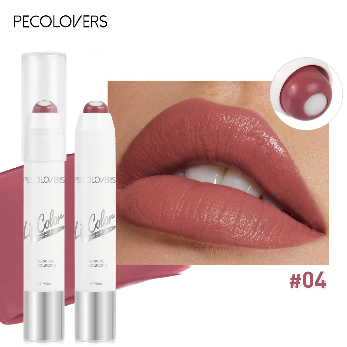 Moisturizing and Nourishing Lipstick,  Moisturizing and Nourishing, Easy To Color, Lip Glaze, Rotating Lipstick Pen, Lip Gloss