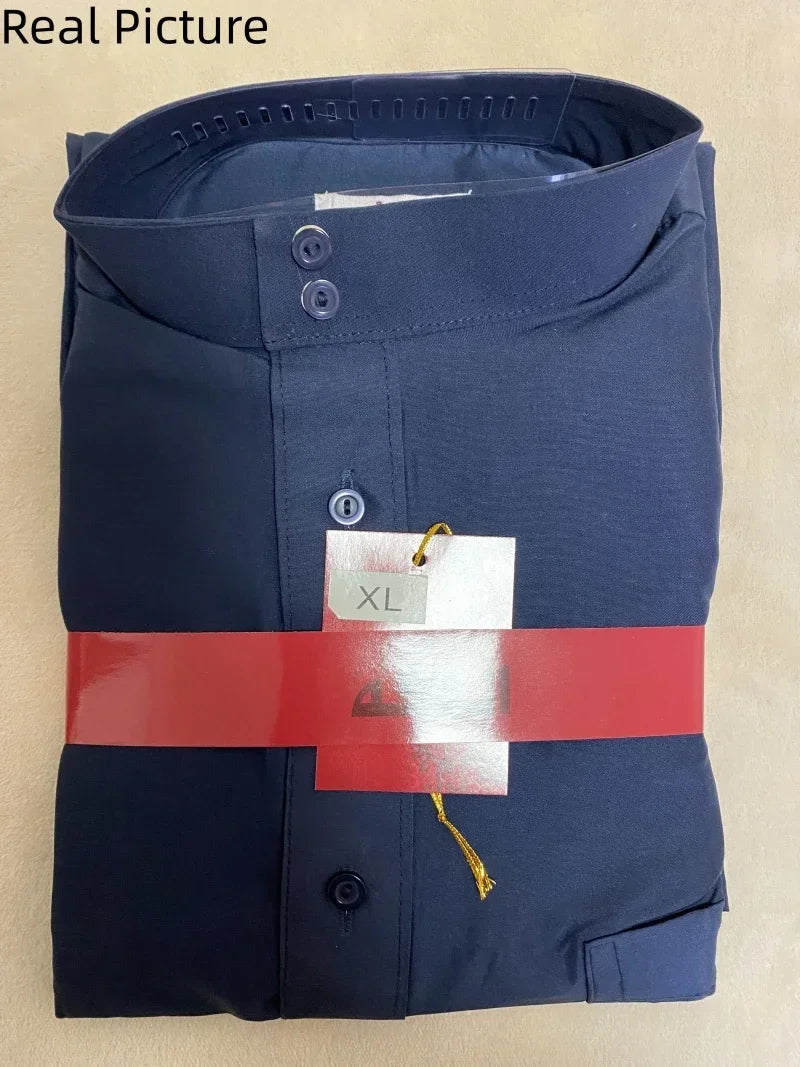 Islamic Clothing Men Solid Long Sleeve Loose Muslim Male Saudi Arabia Pakistan Kurta Muslim Costumes Muslim Dress Kaftan Thobe