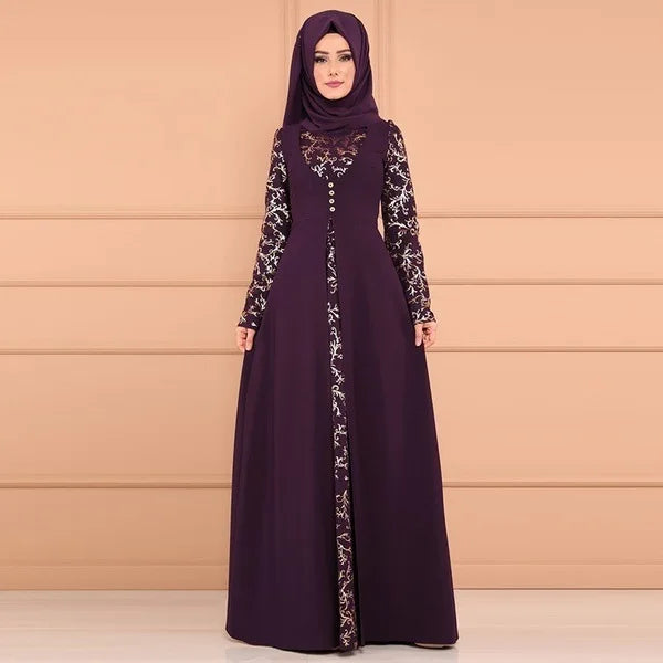 Arab Morocco Muslim Dress Abayas Women Ramadan Print Abaya Dubai Turkey Islam Kaftan Robe Longue Musulmane Vestidos Largos 2022