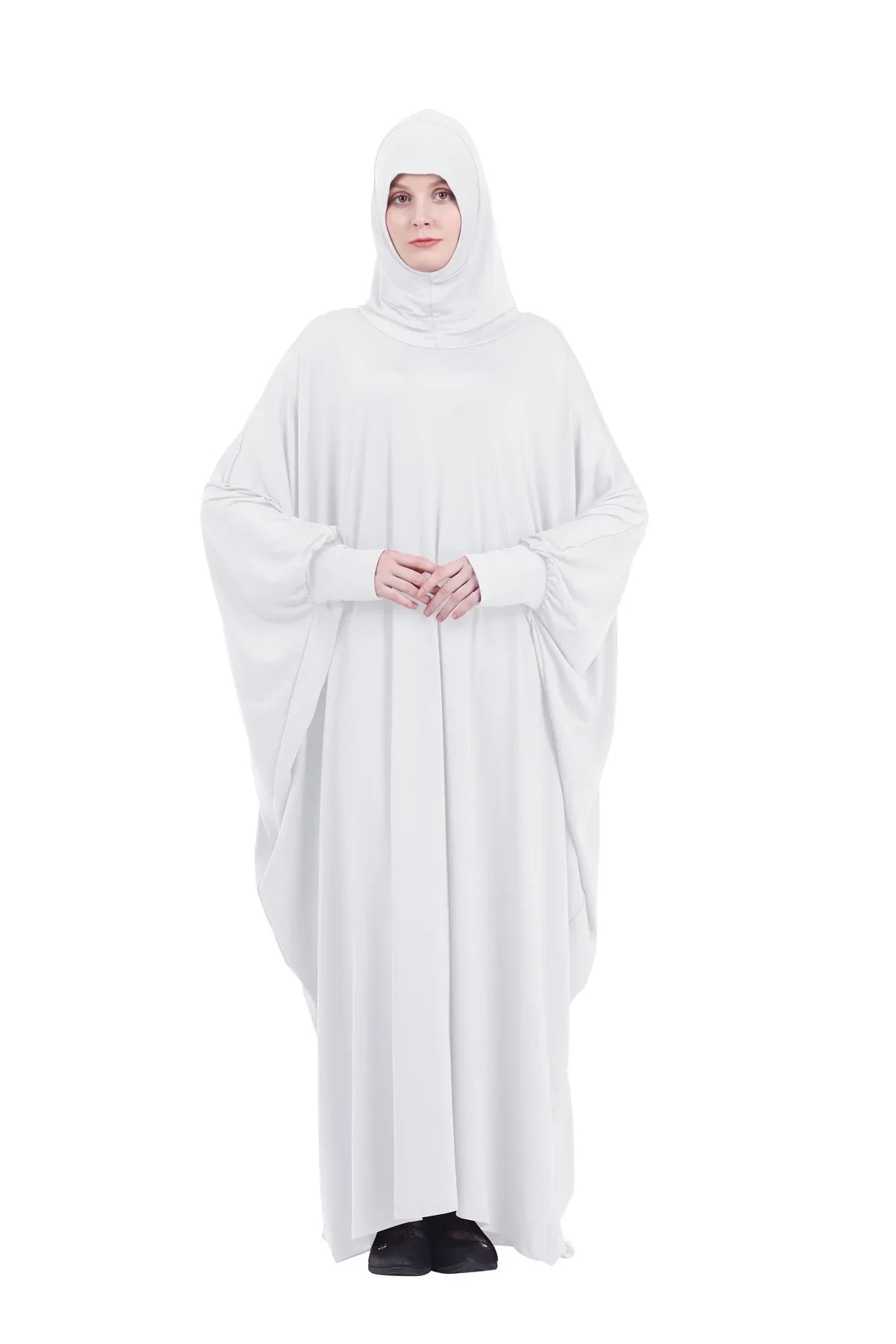 Formal Muslim Prayer Garment long khimar Dress Women Hooded Islamic Clothing Dubai Turkey Namaz Jurken Abaya Hijab djellaba robe