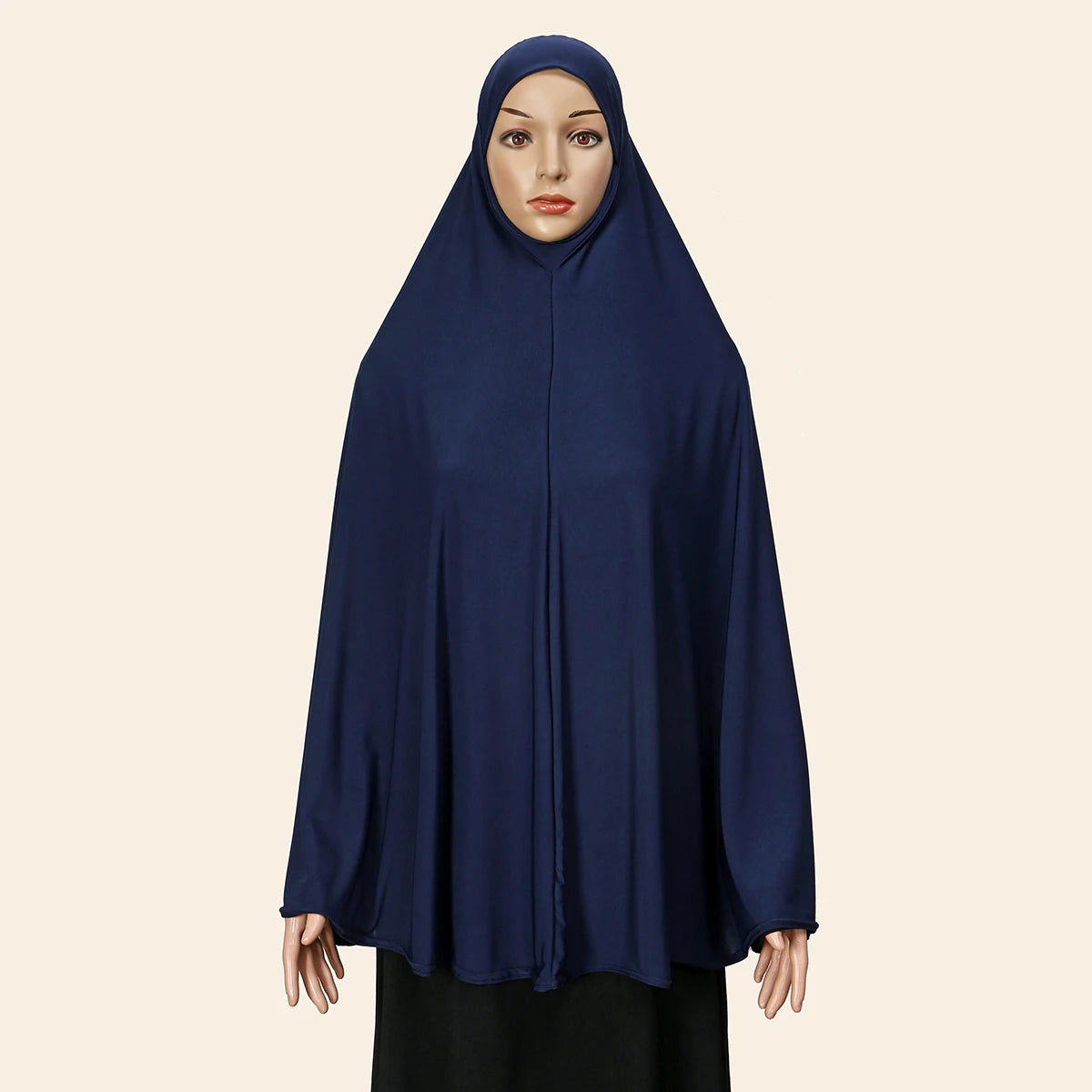 Muslim Abayas Full Cover Women Colthes Solid Color Inner Hijab Long Shawl Premium Cotton Hemp Hijab Ramadan Prayer Women Dress